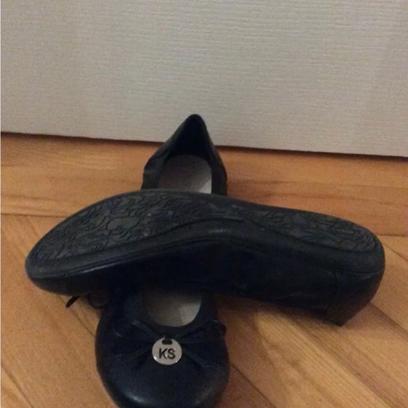Ballerinas K Studio Black With Front Bow - Picture 3 of 3